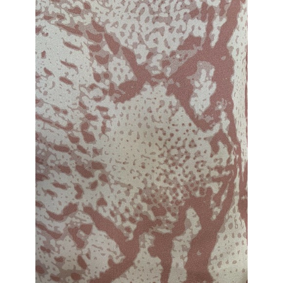 Rudsak Snakeskin Printed Mini Dress Small Womens Pink Faux Leather Trim Belt Top - Picture 11 of 12